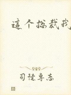 这个总裁我要了