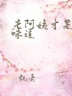 老阿姨才是最有味道