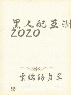 黑人配亚洲女人ZOZO