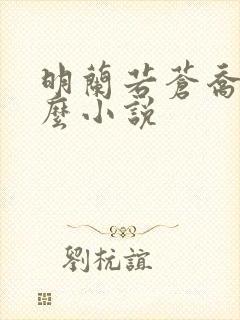 明兰若苍乔是什么小说