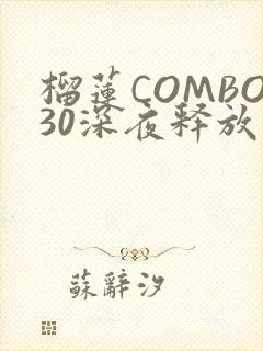 榴莲COMBO30深夜释放自己