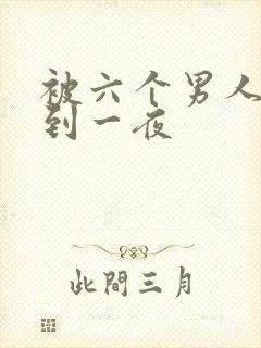 被六个男人躁J到一夜