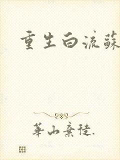 重生白流苏