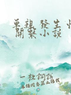 单亲 发生 性 关系小说