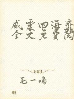 威震四海齐等闲全文免费阅读无弹窗