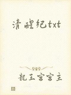 清醒纪txt