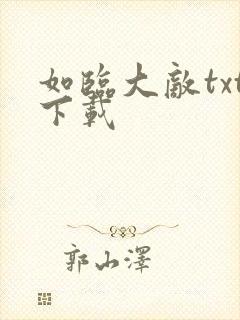 如临大敌txt下载