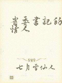 省委书记的秘密情人