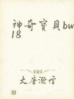 神奇宝贝bw118