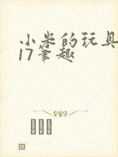 小米的玩具日记17笔趣