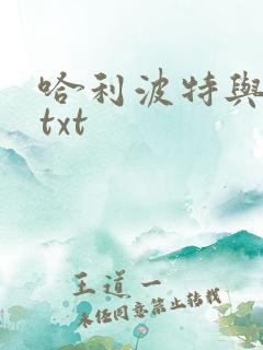 哈利波特与密室txt