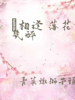 囍相逢 落花能几醉