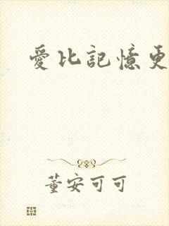 爱比记忆更长久
