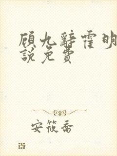 顾九辞霍明澈小说免费