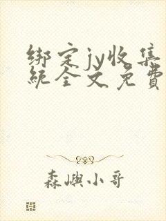 绑定jy收集系统全文免费阅读