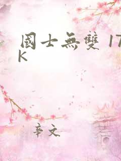 国士无双 17K