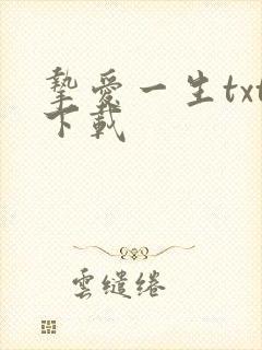 挚爱一生txt下载
