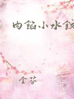 肉馅小水饺小说