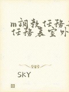 m调教任务每日任务表室外