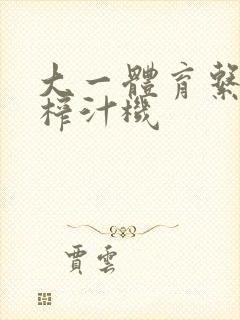 大一体育系精牛榨汁机