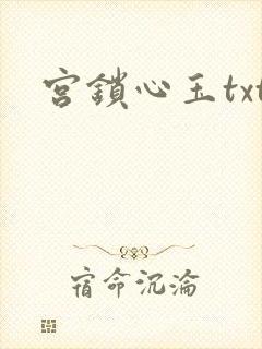 宫锁心玉txt