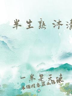半生熟 沐清雨