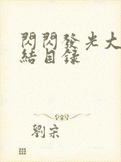 闪闪发光大团圆结目录