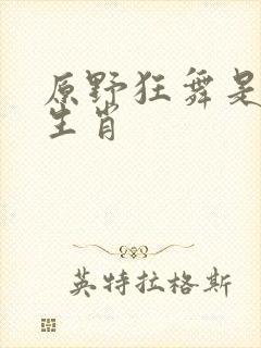 原野狂舞是什么生肖