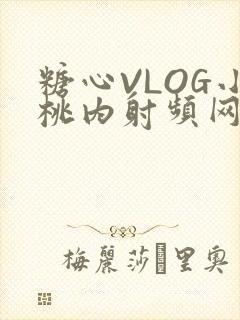 糖心VLOG小桃内射频网站
