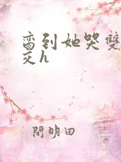 脔到她哭双根宫交h