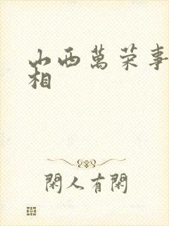 山西万荣事件真相