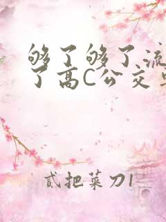 够了够了流出来了高C公交车