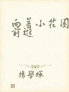 向着小花园深处前进