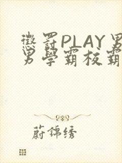 惩罚PLAY男男学霸校霸