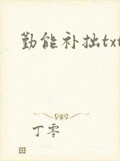 勤能补拙txt
