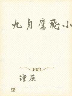 九月鹰飞小说