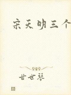 宋天明三个婆娘