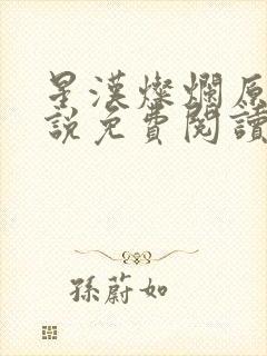 星汉灿烂原著小说免费阅读