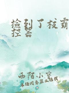 捡到了校霸的遥控器