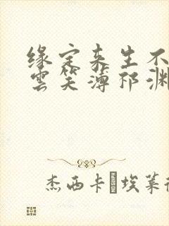 缘定来生不相负云笑薄祁渊