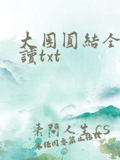 大团圆结全文阅读txt