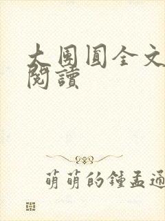 大团圆全文完整阅读