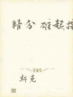 精分 雄起撸