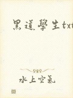 黑道学生txt
