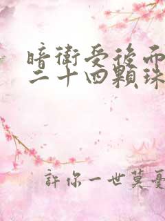 暗卫受后面被塞二十四颗珠子