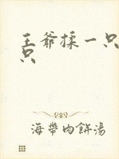 王爷揉一只舔一只