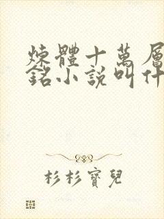 炼体十万层轩辕铭小说叫什么