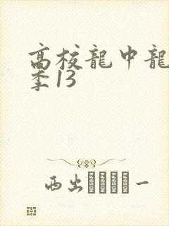 高校龙中龙第二季13