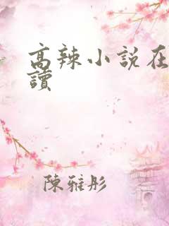 高辣小说在线阅读