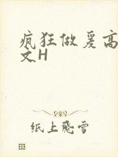 疯狂做爰高辣H文H